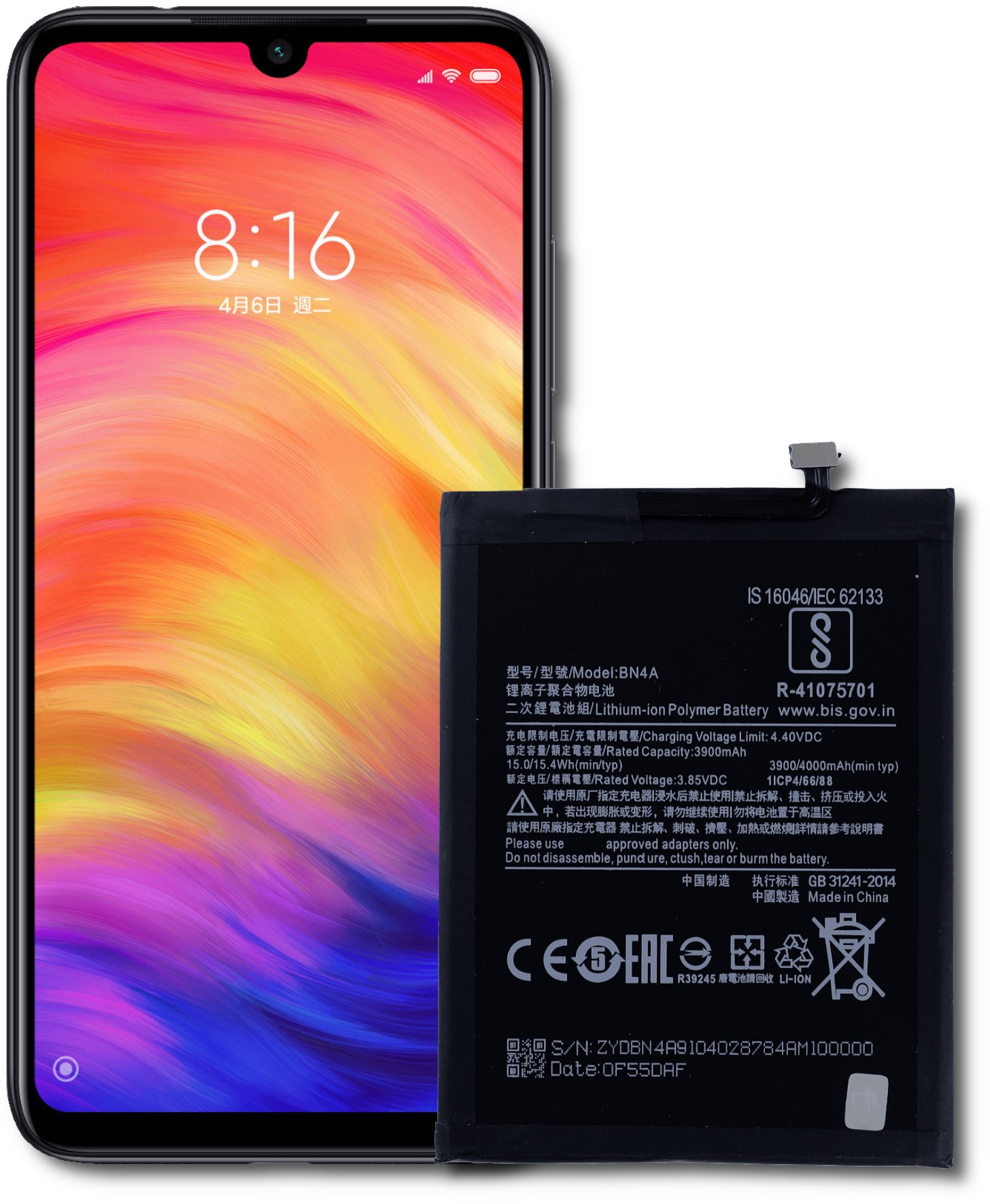 Bateria BN4A do Xiaomi Redmi Note 7 / Note 7 Pro Świeżej Produkcji