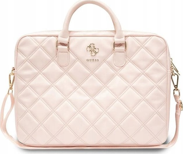 Torba Guess Guess Quilted 4G Computer Bag - Torba na notebooka 15" / 16" (różowy)