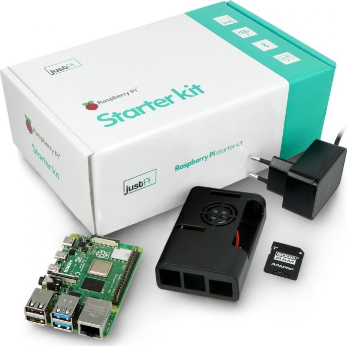 JustPi 4 Model B 8GB RAM + akcesoria