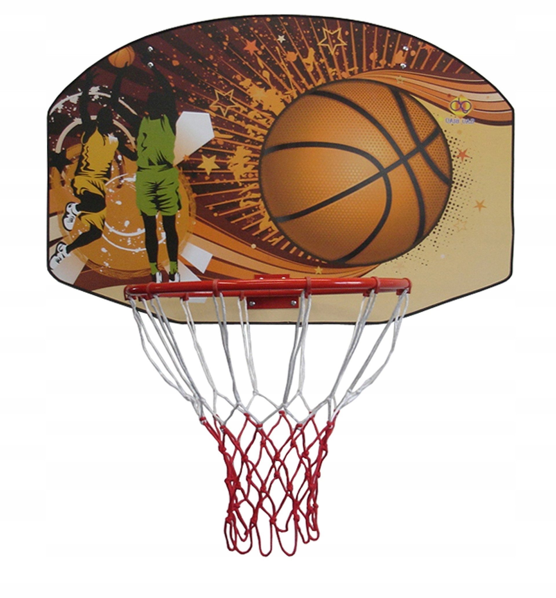 Tablica do Koszykówki Kosza z Siatką Zestaw KUBISPORT 90 x 60 cm