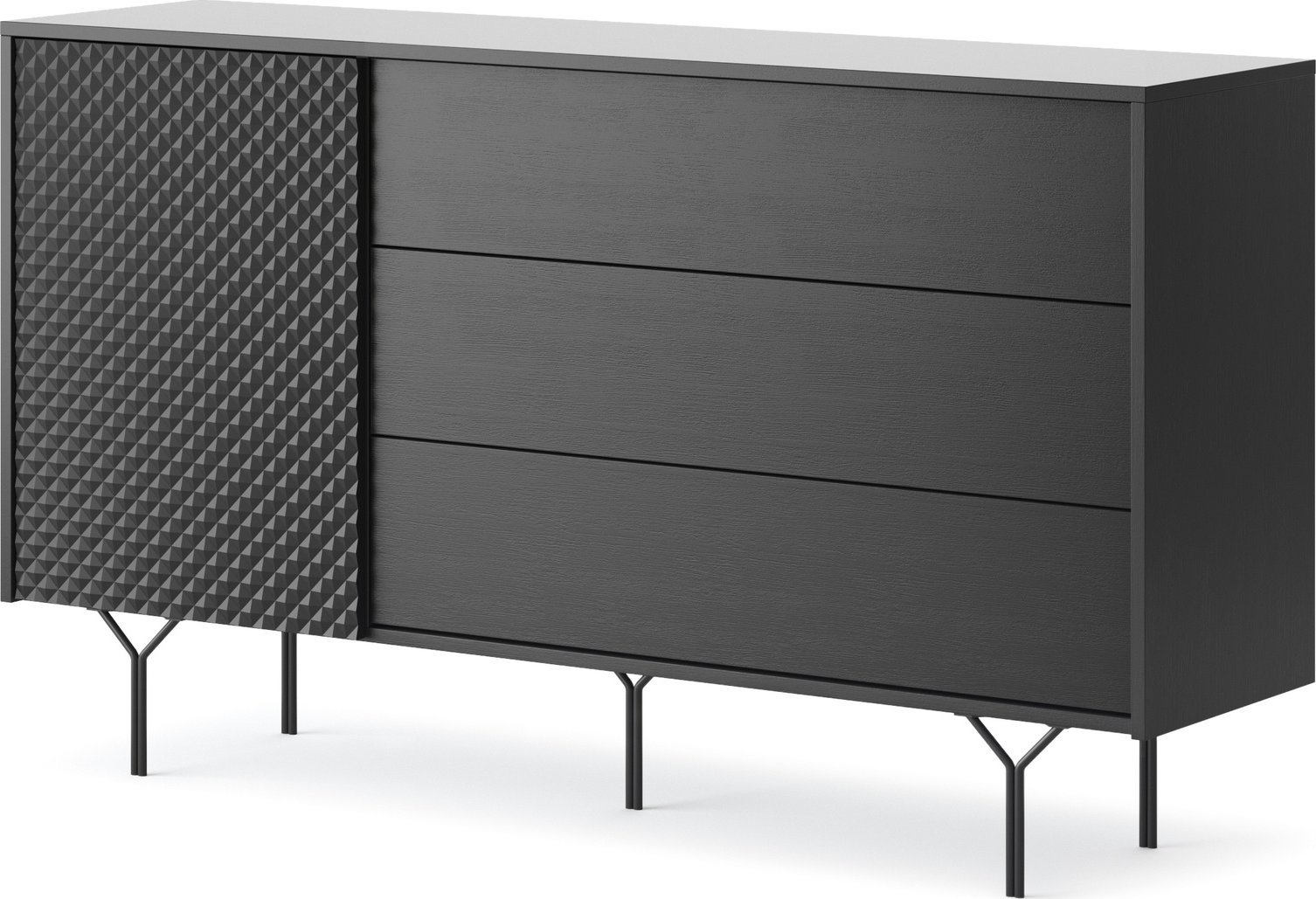 Ravio Nowoczesna komoda East KSZ144 z trzema szufladami