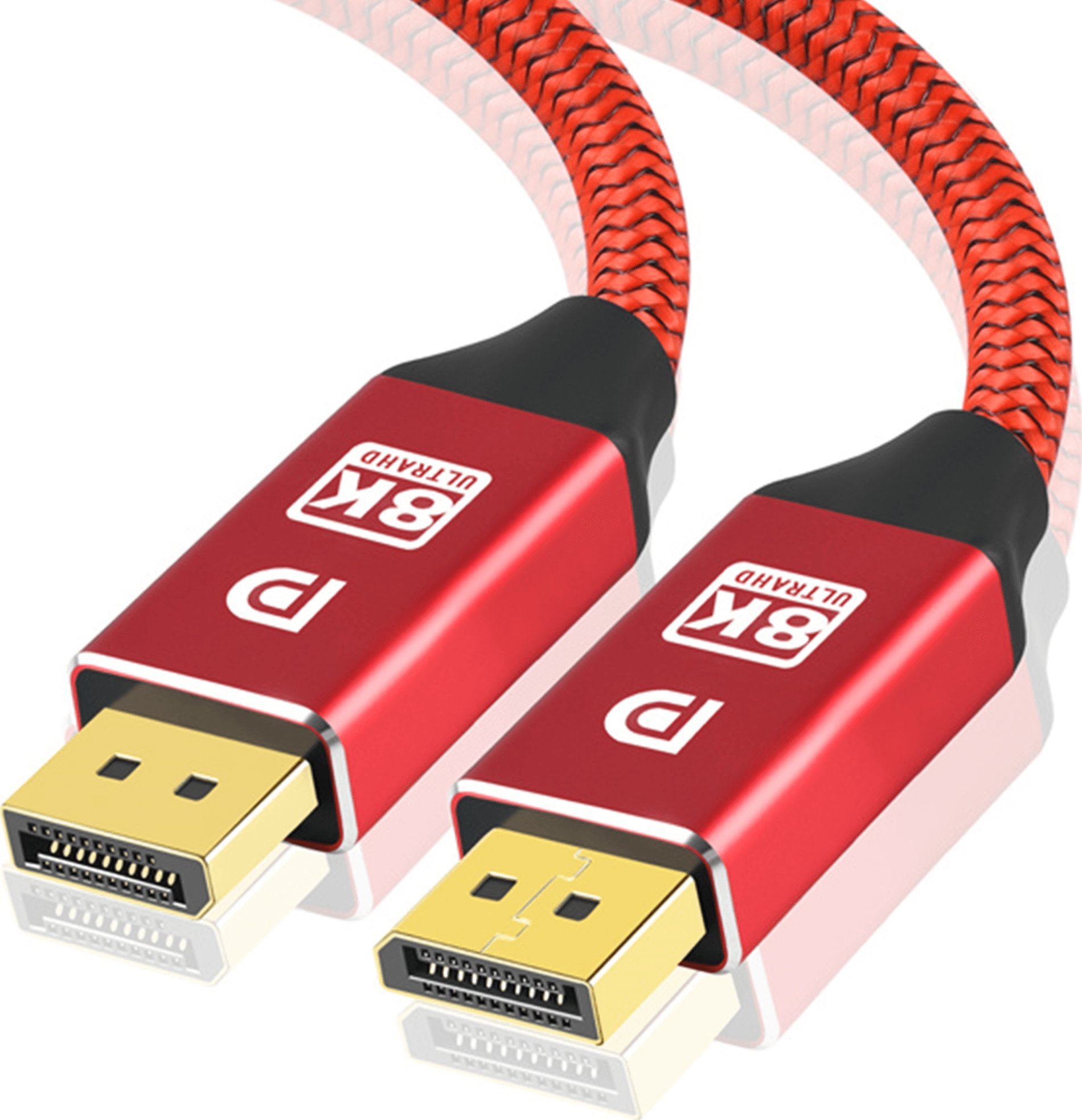 Kabel Reagle DisplayPort - DisplayPort 2m czerwony (RDP200M)