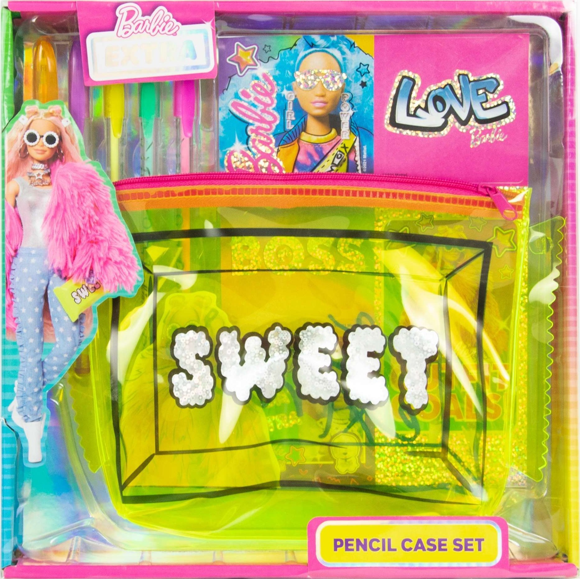 RMS Zestaw Barbie Extra piórnik z przyborami + naklejki