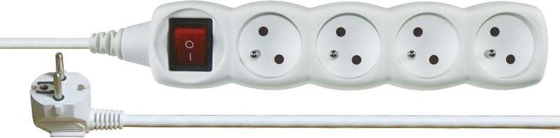 Listwa zasilająca Emos 4 gniazda 5 m biała (P1415)