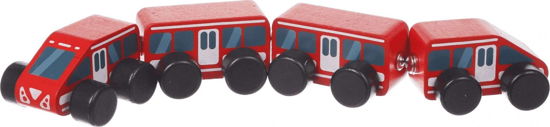 Cubika Drewniany Pociąg Ekspresowy Cubika