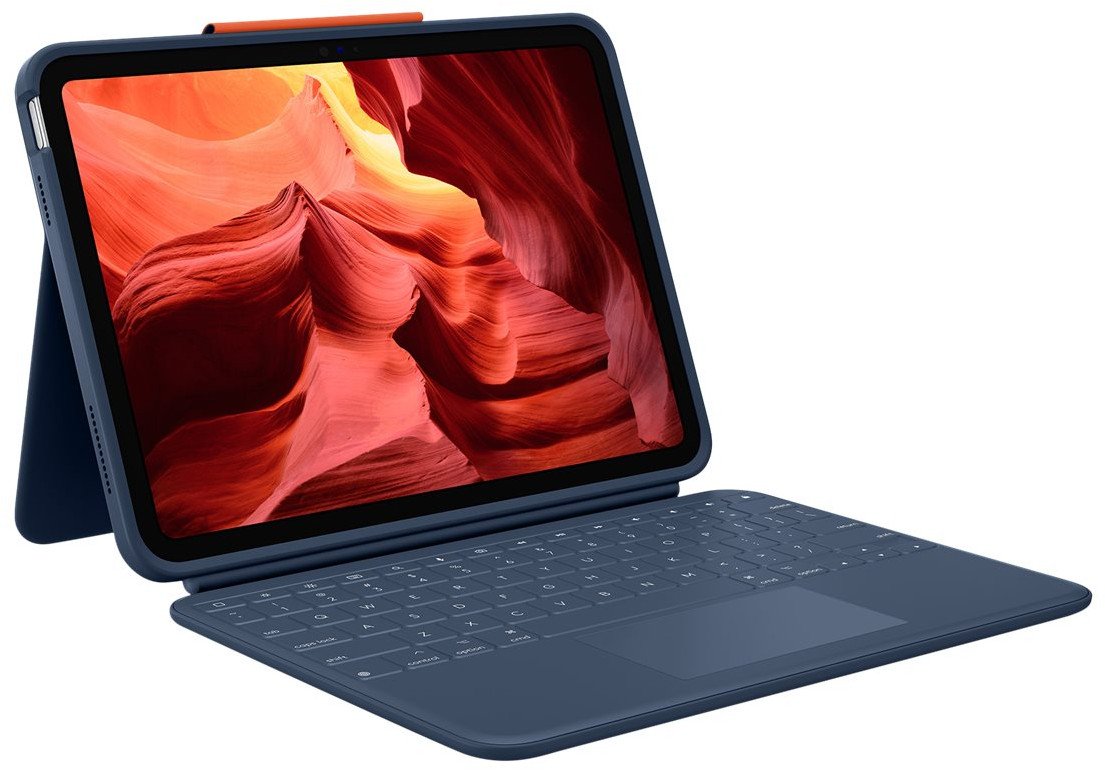 Logitech Rugged Combo 4 Touch for iPad 10th gen Classic Blue (FR)