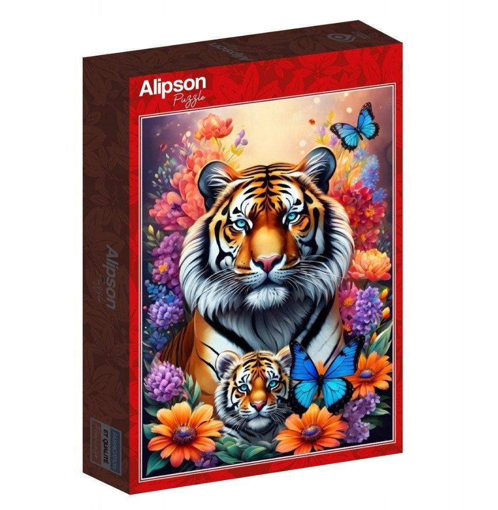 Puzzle 1000 Matczyna miłość- Tygrysy