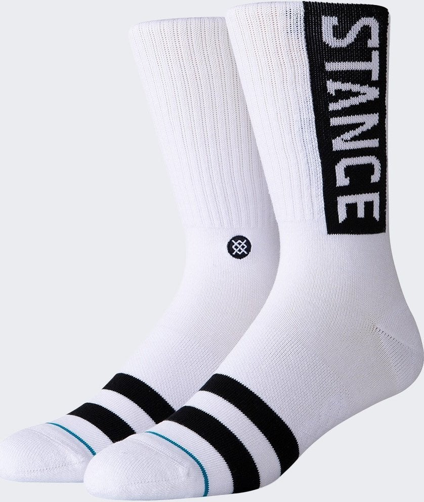 Stance Skarpety Stance OG Crew 1 para White