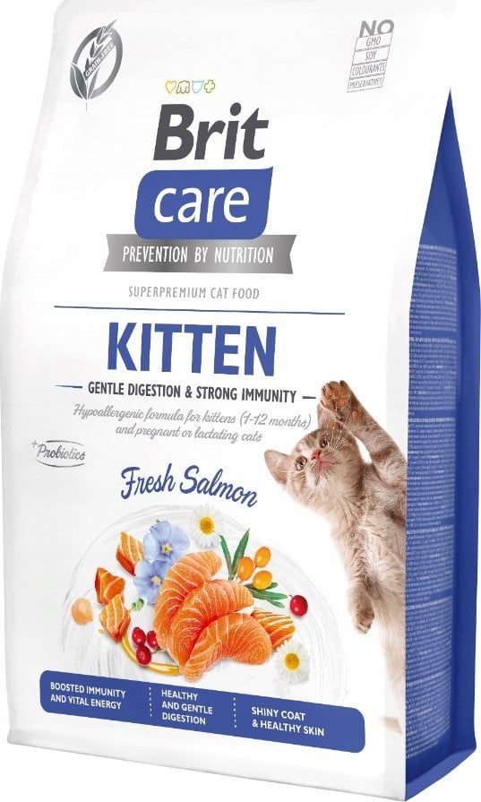Brit BRIT Care Kitten Digestion&Immunity Fresh Salmon - sucha karma dla kota - 2 kg