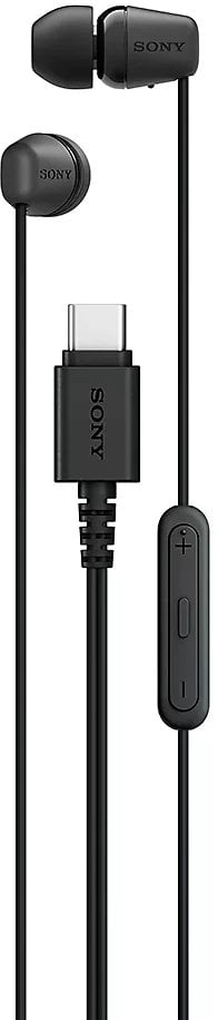 Sony IER‑EX15C USB‑C su laidu Earbuds with Mic, Juodas | Sony