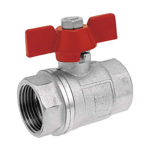 Ferro Zawór kulowy nakrętno-nakrętny 3/4" wodny KM2