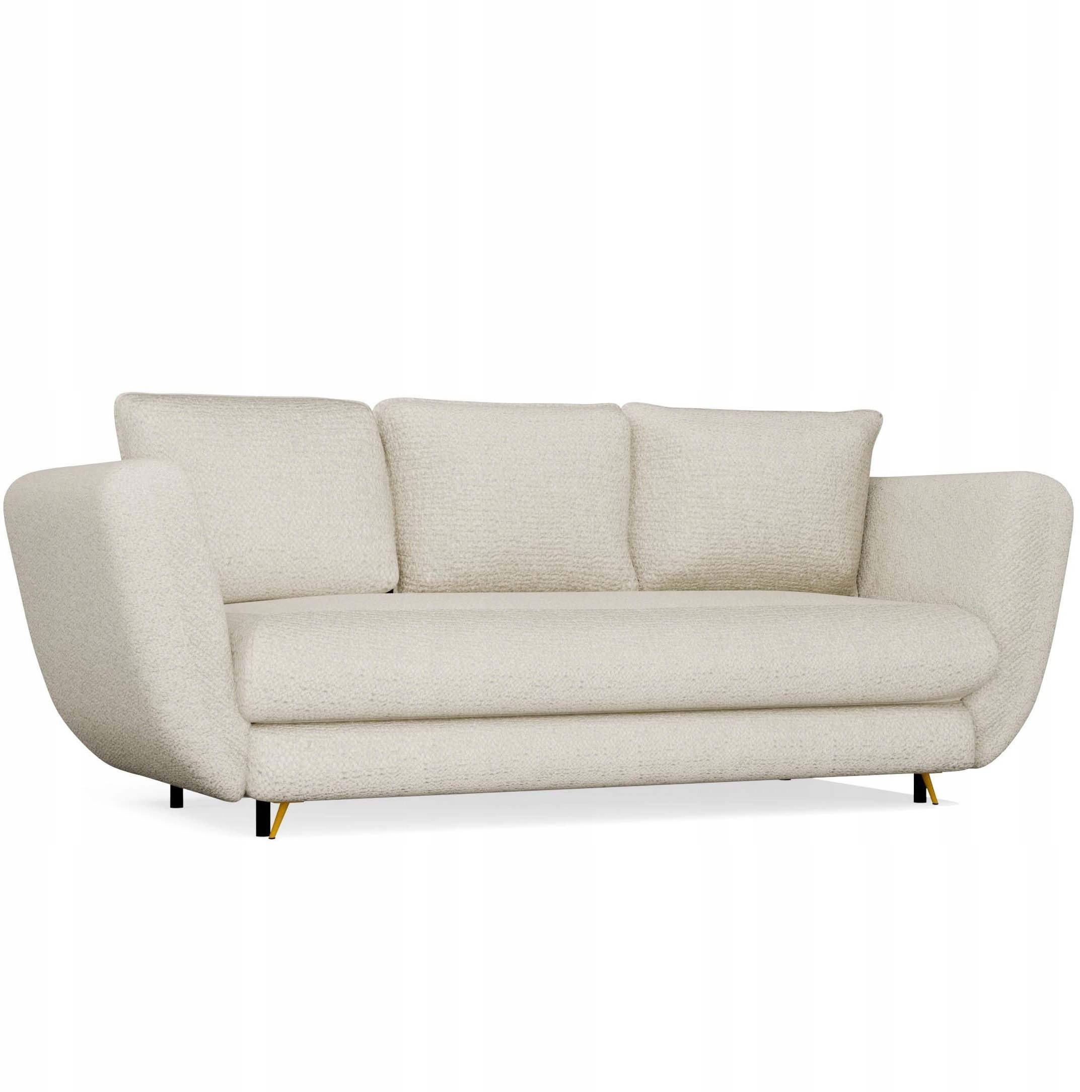 Malys Group SOFA SARIS beżowy noga złota