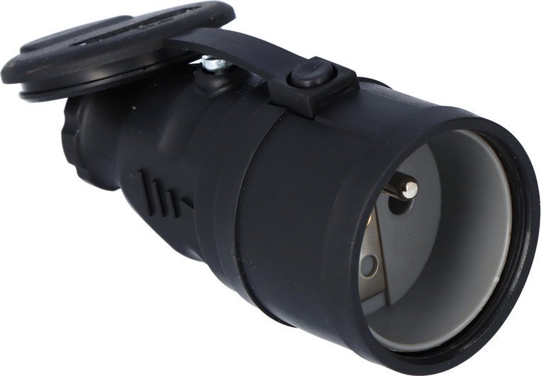 Onnline Gniazdo gumowe przenośne NOVA czarne ONNLINE