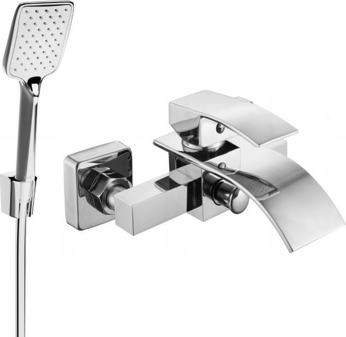 Bateria wannowa Mexen Mexen Aries R62 bateria wannowa z zestawem prysznicowym, chrom - 74483R62-00