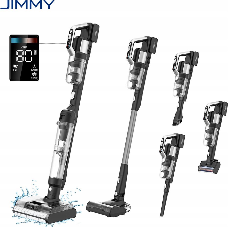 Odkurzacz pionowy Jimmy Jimmy | Vacuum Cleaner and Washer | PW11 Pro Max | Cordless operating | Washing function | 460 W | 21.6 V | Operating time (ma