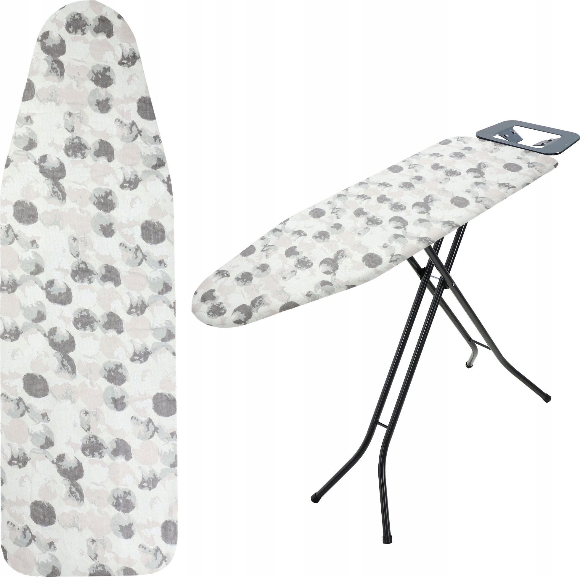 Kadax KADAX Pokrowiec Na Deskę Do Prasowania Podkład 140x50 cm Szare Cętki