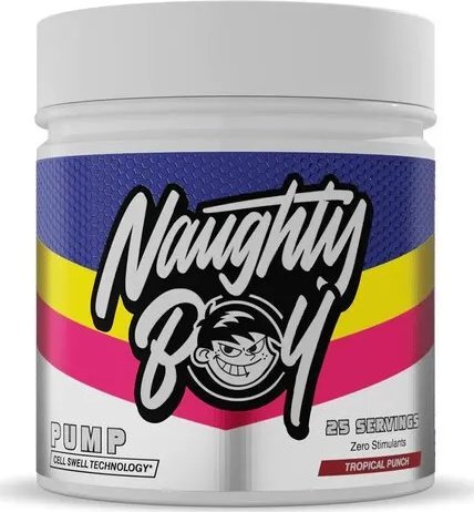 Naughty Boy - Pump, Tropical Punch, Proszek 400g