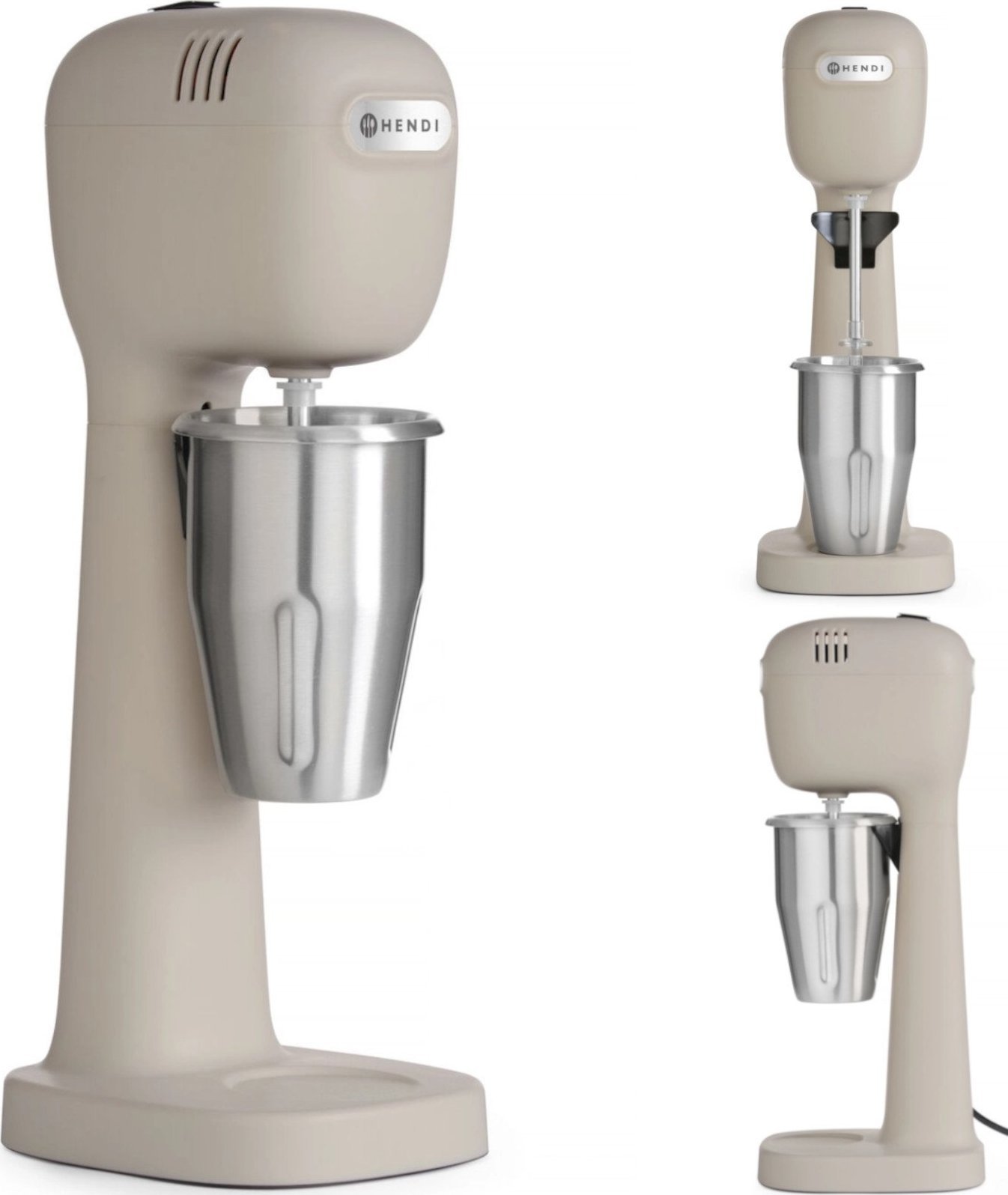 Hendi Shaker spieniacz do koktajli mlecznych 400 W karmelowy - Hendi 221624 Shaker spieniacz do koktajli mlecznych 400 W karmelowy - Hendi 221624