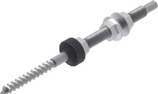 Baks Śruba z gwintem podwójnym SWDM10x200E 898820