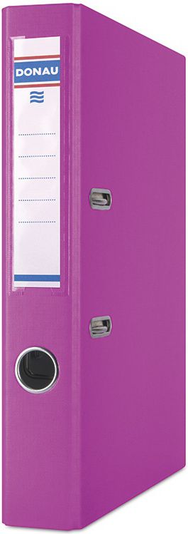 Segregator Donau Master dźwigniowy A4 50mm różowy (3950001PL-30)