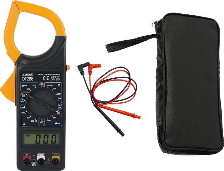 Xtreme Miernik tester napięcia cyfrowy XTREME DT266 + przewody pomiarowe etui