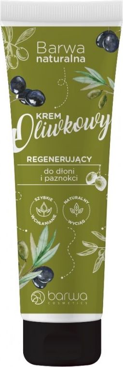 Barwa Krem do rąk Oliwkowy z ekstraktem z Shiitake 100ml
