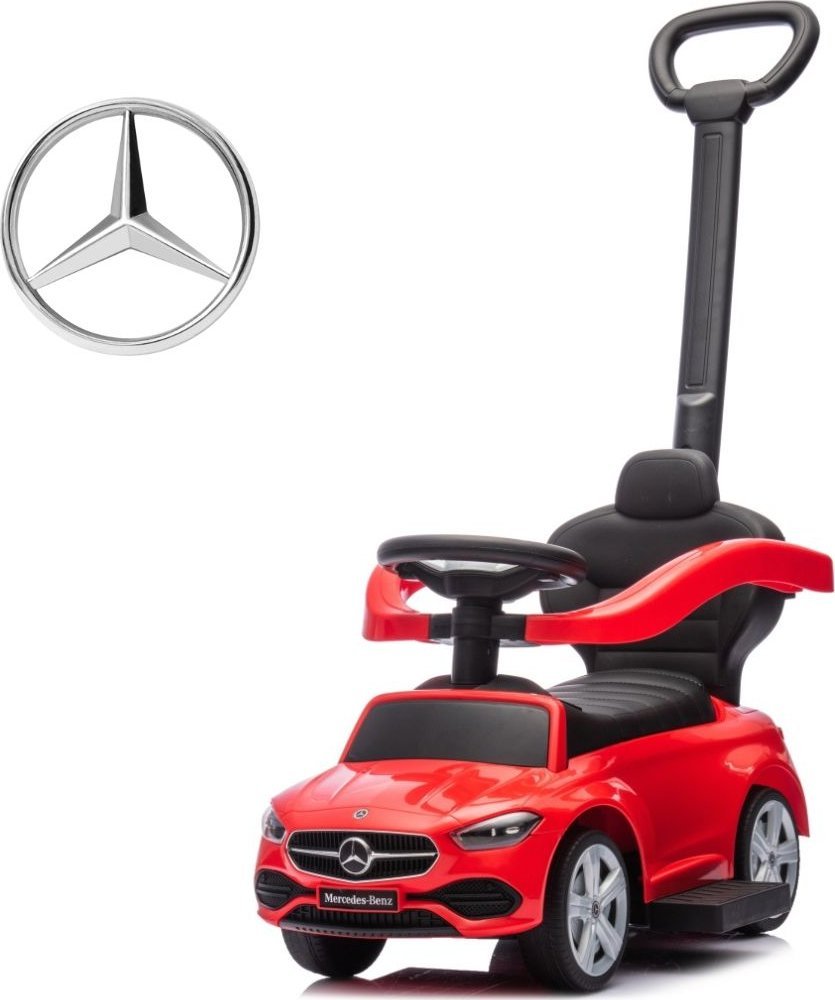 Milly Mally Pojazd z rączką MERCEDES C-Class Red