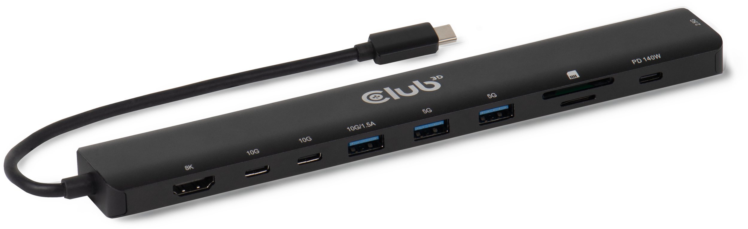 CLUB3D CSV-2550 huby i koncentratory USB Type-C