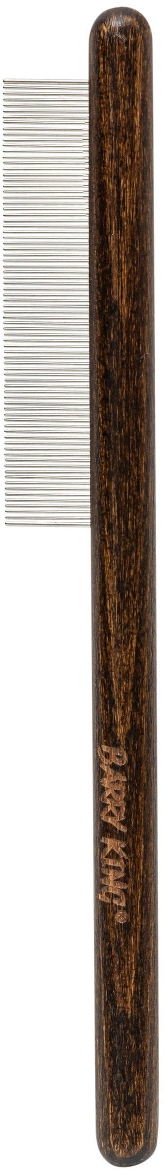 Ekskluzywny grzebie�, dla zwierz�t, drewno bukowe, stal, 78 pin�w, wym. 2,7x20cm