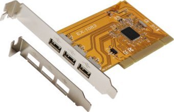 Exsys EXSYS EX-1083 Karta PCI USB 2.0 z 3 portami