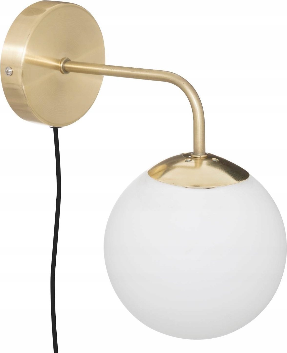 Atmosphera Kinkiet kula szklana, złoty Dris, Ø 15 cm