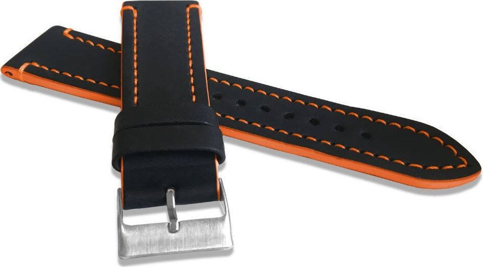Lavvu Skórzany pasek do zegarka 18 mm Lavvu LSPBO18 skóra licowa