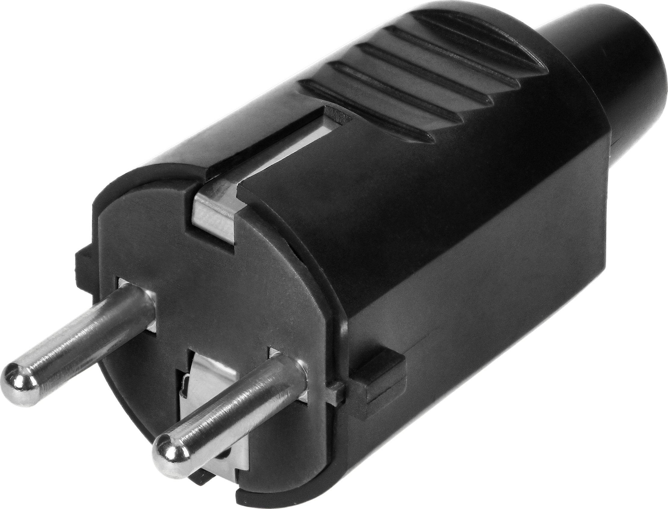 Orno Wtyczka warsztatowa 2P+Z Uni-Schuko, czarna, 24 szt.