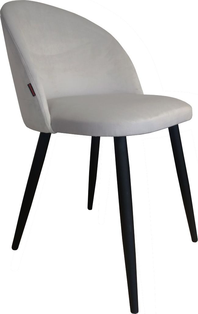Atos Krzesło CLAUDINE 1 VELVET jasno szare nowoczesne ATOS