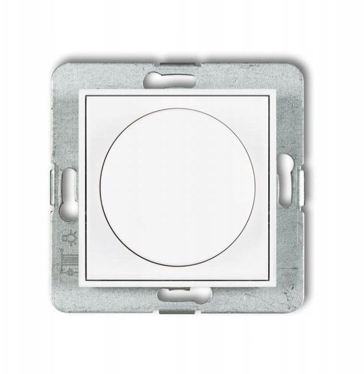 Karlik Mechanizm elektroniczny do ściemniacza przyciskowo-obrotowego do lamp LED biały mat 25IRO-2