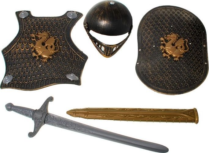 Jokomisiada Zbroja dla Rycerza+ Hełm Tarcza Miecz ZA0666