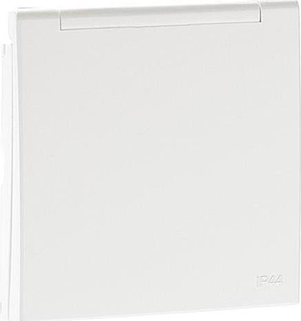 Efapel EFAPEL LOGUS90 ELEMENT CENTRALNY DO GNIAZDA SCHUKO IP44 BIAŁY 90634 TBR