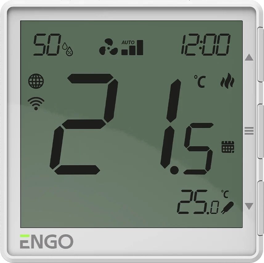 EFAN-230W - Regulator klimakonwektorów, biały 230V, Internetowy, podtynkowy , WIFI