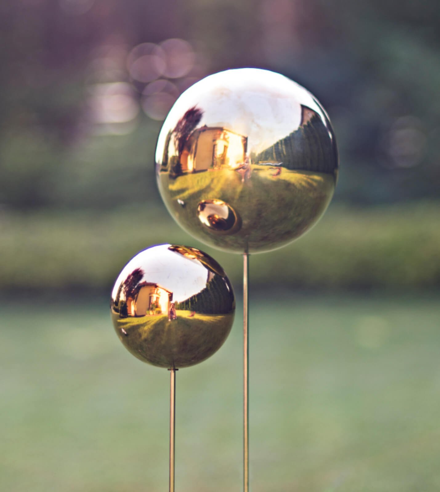 Direct Home and Garden Kula dekoracyjna złota M