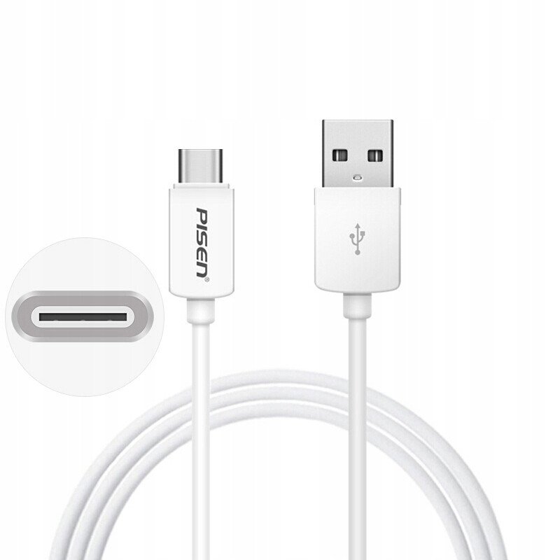 Szybki Kabel Usb C Pisen 1M Do Ładowania I Transmisji Danych Samsung