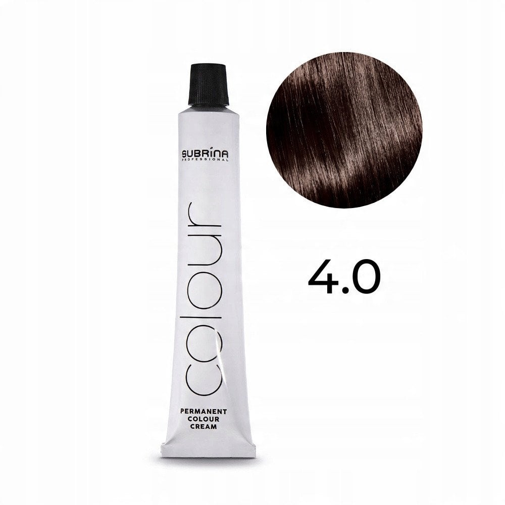 Subrina Professional, Unique, Permanent Hair Dye, 4/0 , 100 ml For Women
