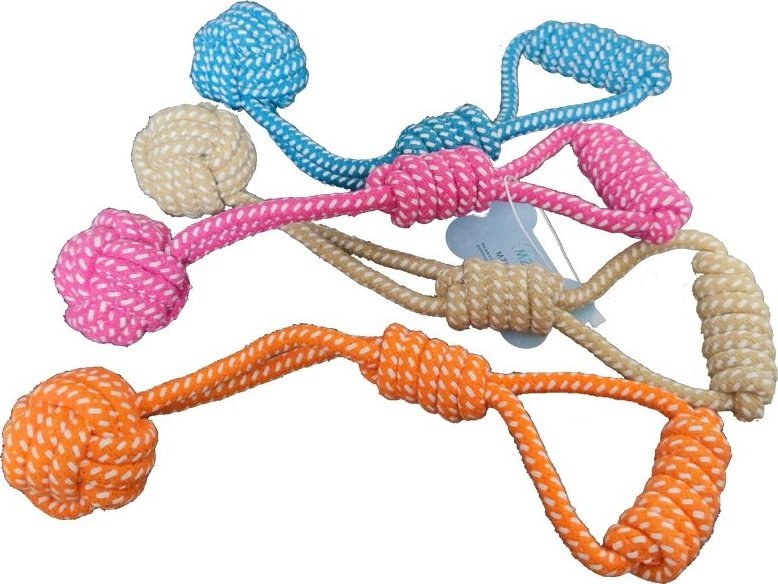 ZABAWKA DLA PSA SZNUR BAWEŁNIANY SZARPAK 30CM