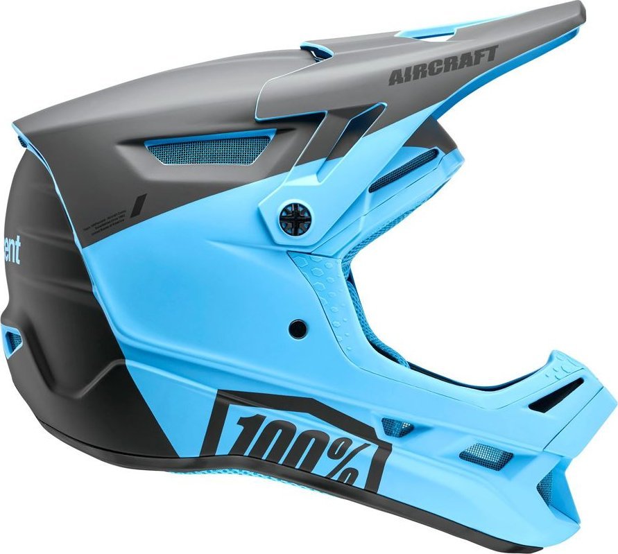 100% Kask full face 100% AIRCRAFT COMPOSITE Helmet Divise roz. L (59-60 cm) (NEW)