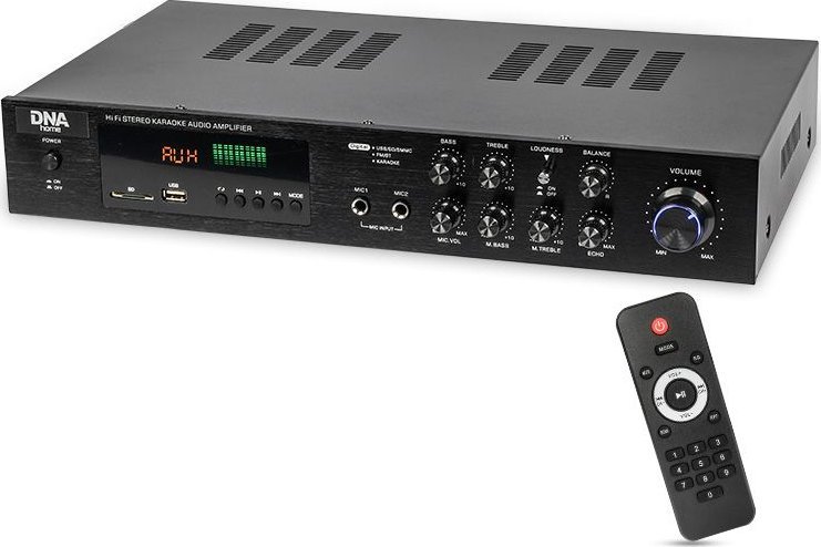 DNA DNA AMPLI 5.0 wzmacniacz dźwięku stereo HiFi Bluetooth USB SD FM AUX pilot