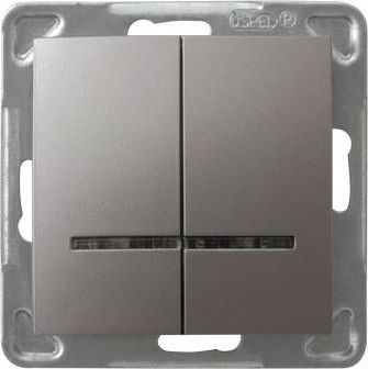 Ospel Łącznik świecznikowy Impresja z podświetleniem tytan (ŁP-2YS/m/23)