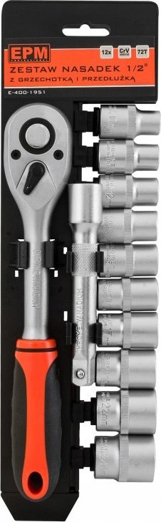 Zestaw narzędzi EPM ZESTAW KLUCZY NASADOWYCH 1/2'' 12 CZÄÅCI