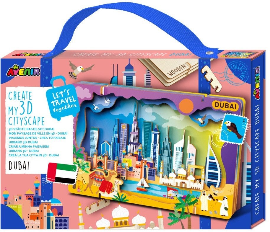 Puzzle stwórz pejzaż miejski 3d - dubaj