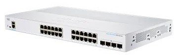 Cisco Cisco switch CBS350-24T-4G-UK, 24xGbE RJ45, 4xSFP, fanless - REFRESH
