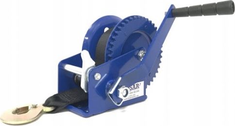 Husar Wciągarka pasowa korbowa ręczna BST R 1200 LBS (540 kg, 10 m)