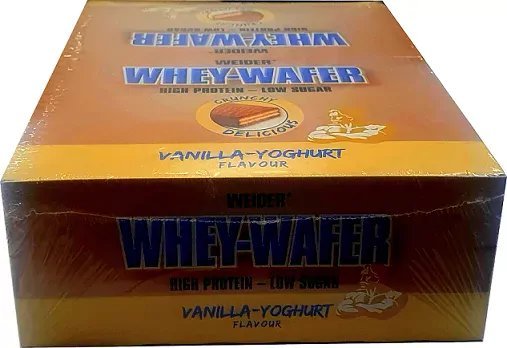 Weider Weider - Whey-Wafer, Vanilla Yoghurt - 12 batonów